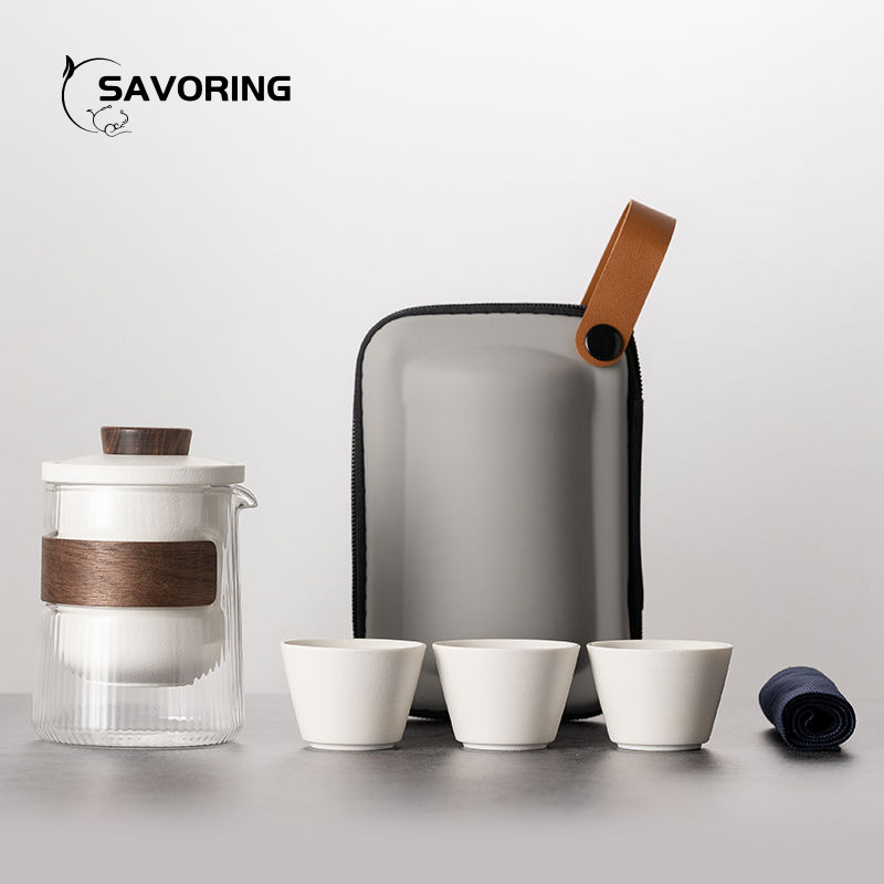 Camping Cooking Bag - 간단한 중국 도자기 차 세트 1포트