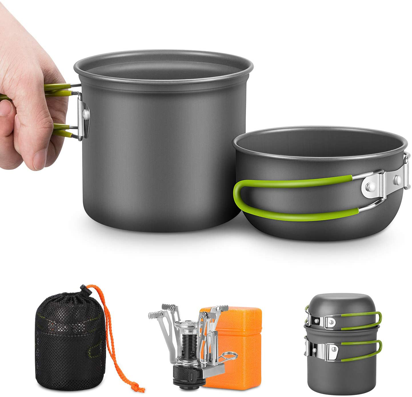 Camping Cooking Kit Box - 캠핑 조리기구 세트 스토브 포함 야외