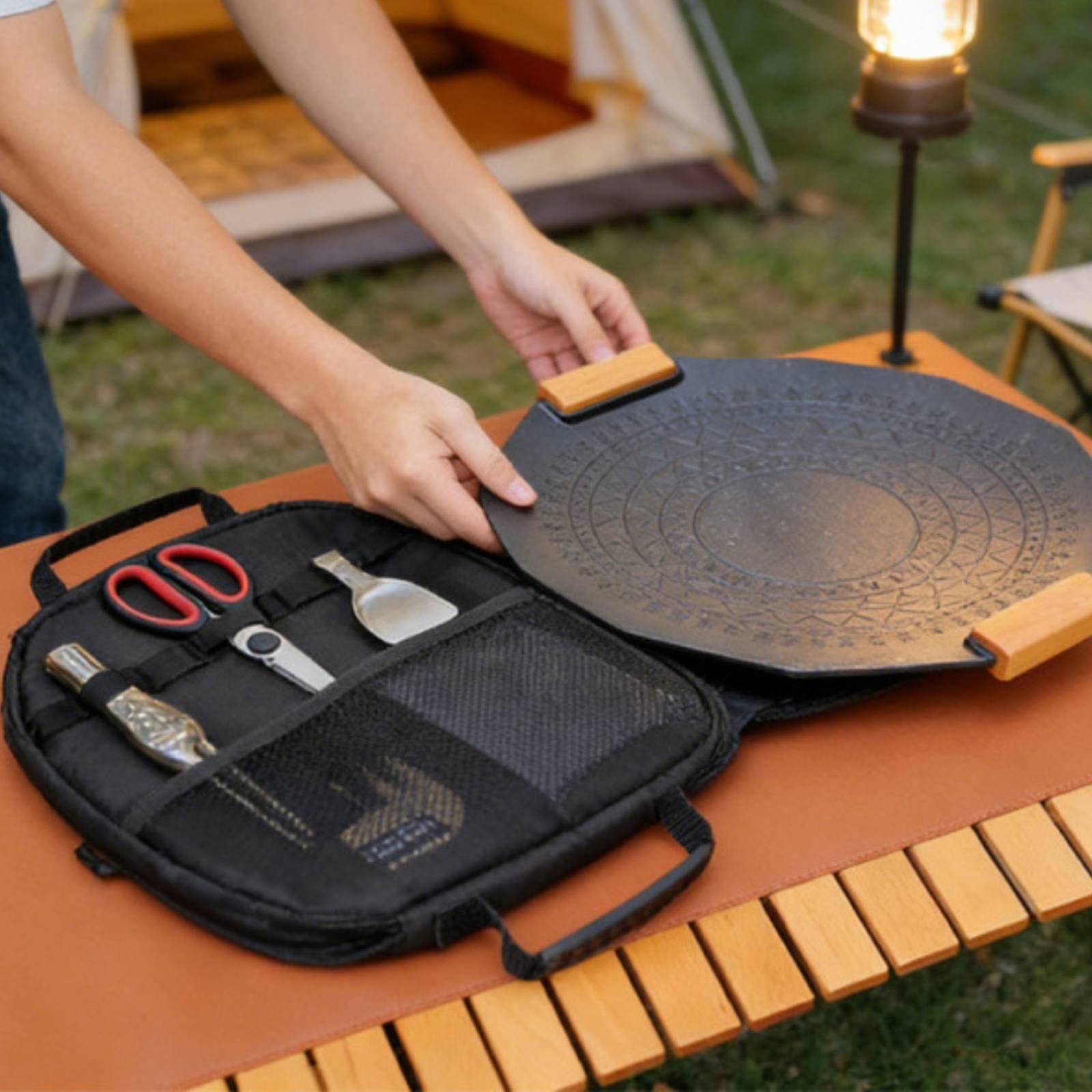 Camping Cooking Bag - 프라이팬 보관 가방 휴대용 프라이팬 운반