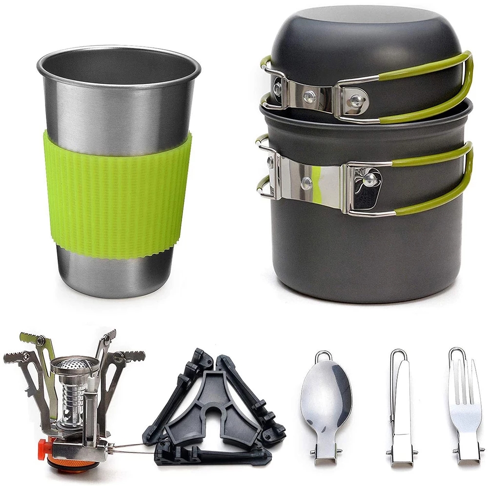 Camping Cooking Utensil Bag - 스토브가있는 캠핑 조리기구 키트 야외 요리