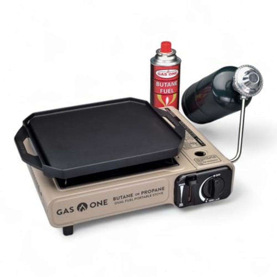 GasOne GS-3400P-KIT 프로판 또는 부탄  - Camping Cooking Flat Top 리뷰 및 가격