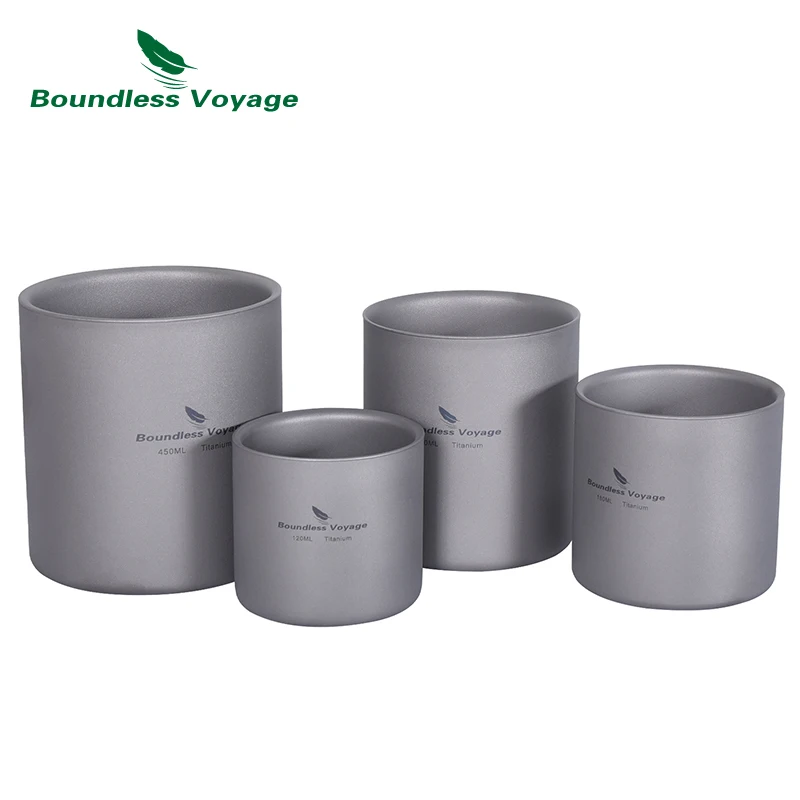 야외 캠프 티타늄 이중 벽 컵 450ml 찻잔 120m - Mess Kit Titanium 리뷰 및 가격