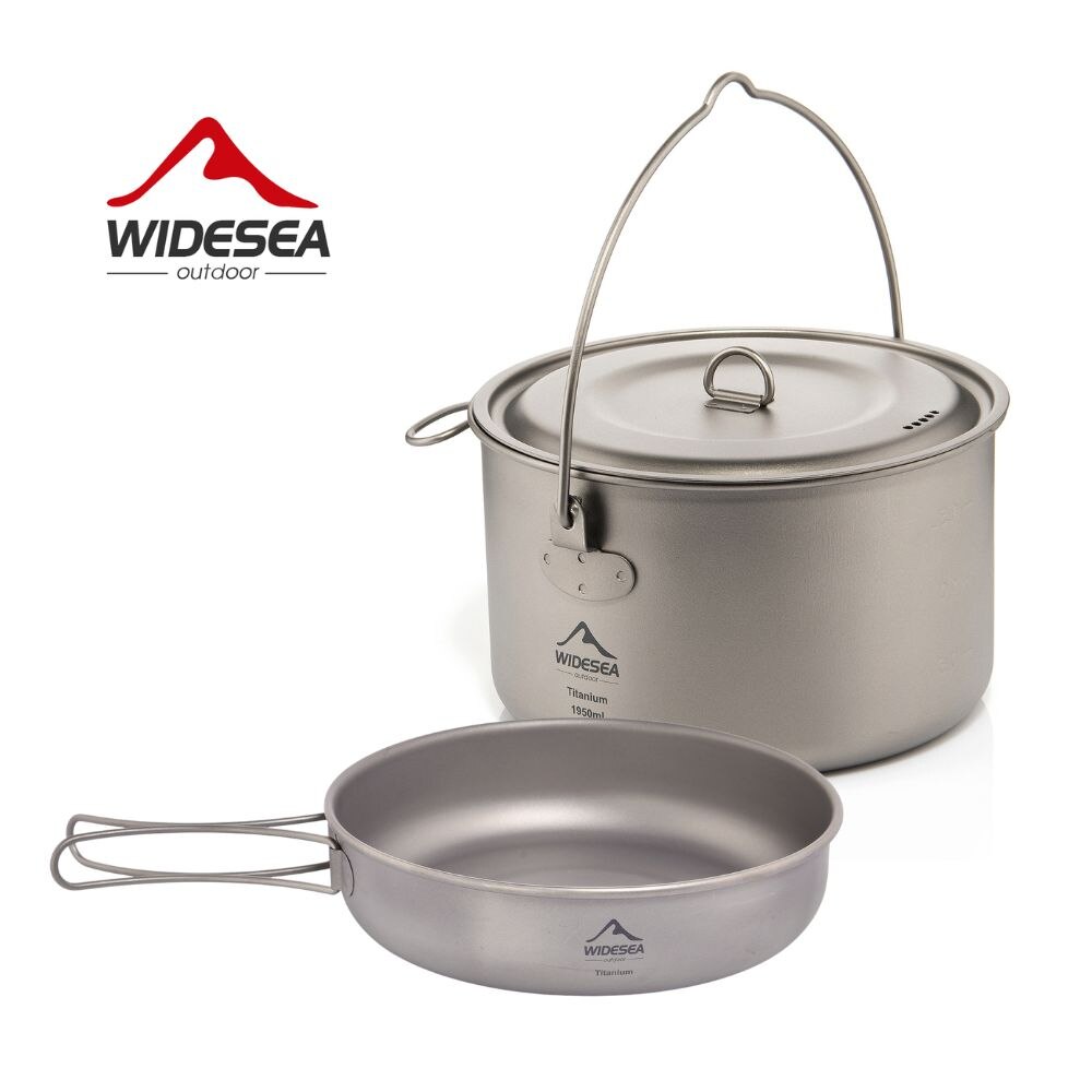 Widesea 캠핑 식기 티타늄 조리기구 세트, 관광  - Mess Kit Titanium 리뷰 및 가격