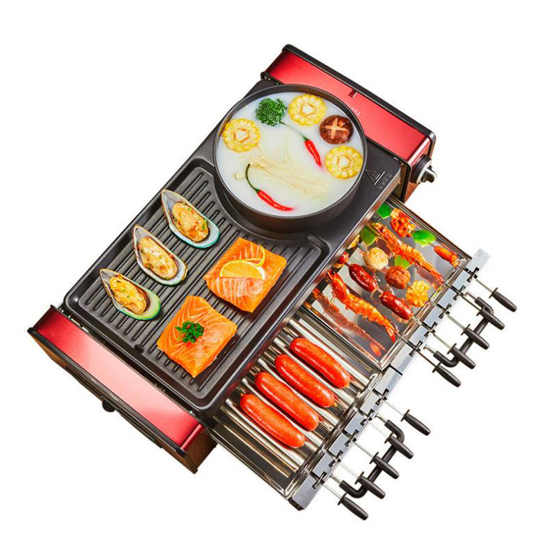 가정용 논스틱 바베큐 기계 전기 그릴 캠핑 핫팟 무연  - Camping Cooking Hot Plate 리뷰 및 가격