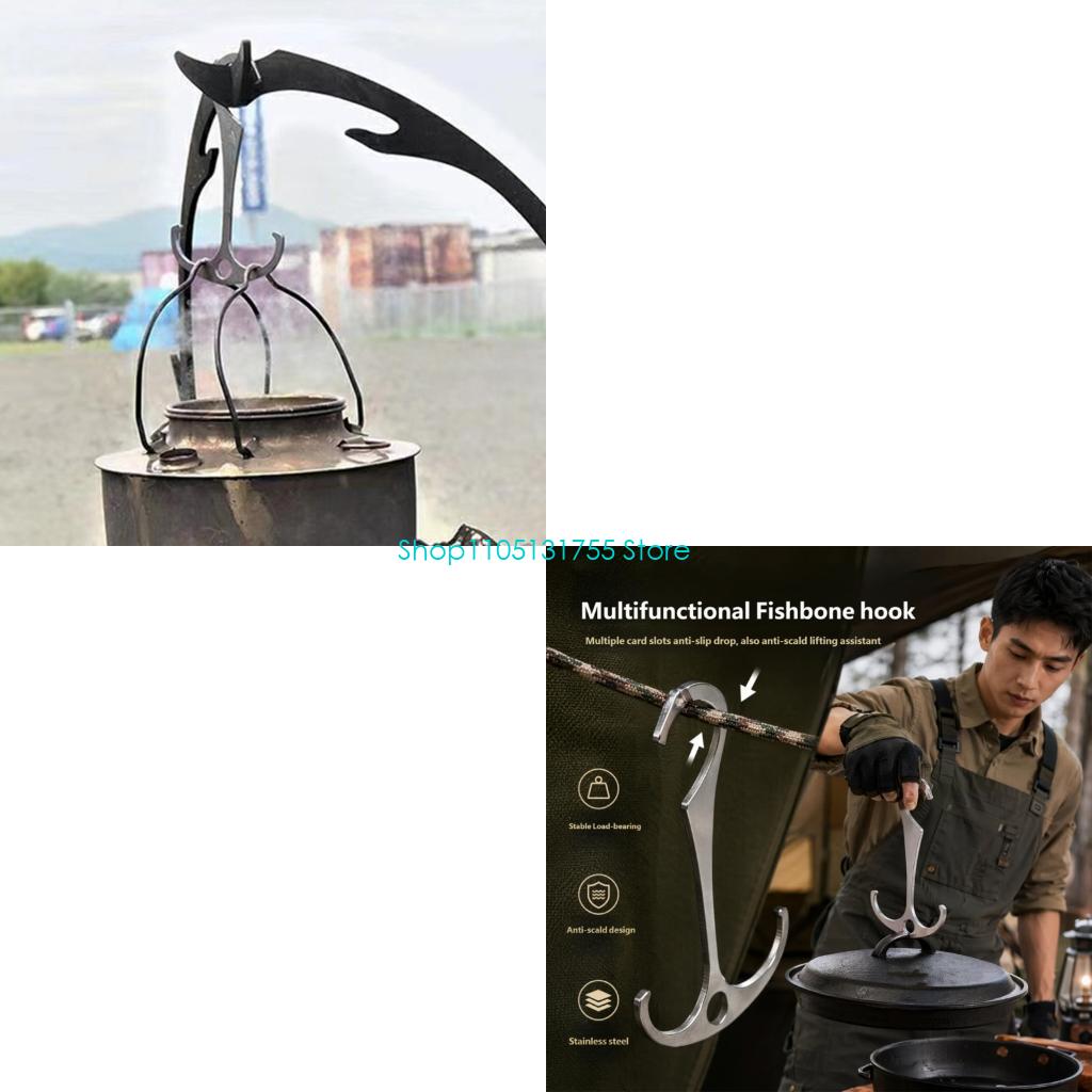 K0EF 조리 공간 보관 고리 중간 구멍이 있는 금속  - Camping Cooking Bag 리뷰 및 가격
