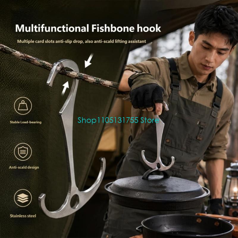K0EF 조리 공간 보관 고리 중간 구멍이 있는 금속  - Camping Cooking Bag 리뷰 및 가격