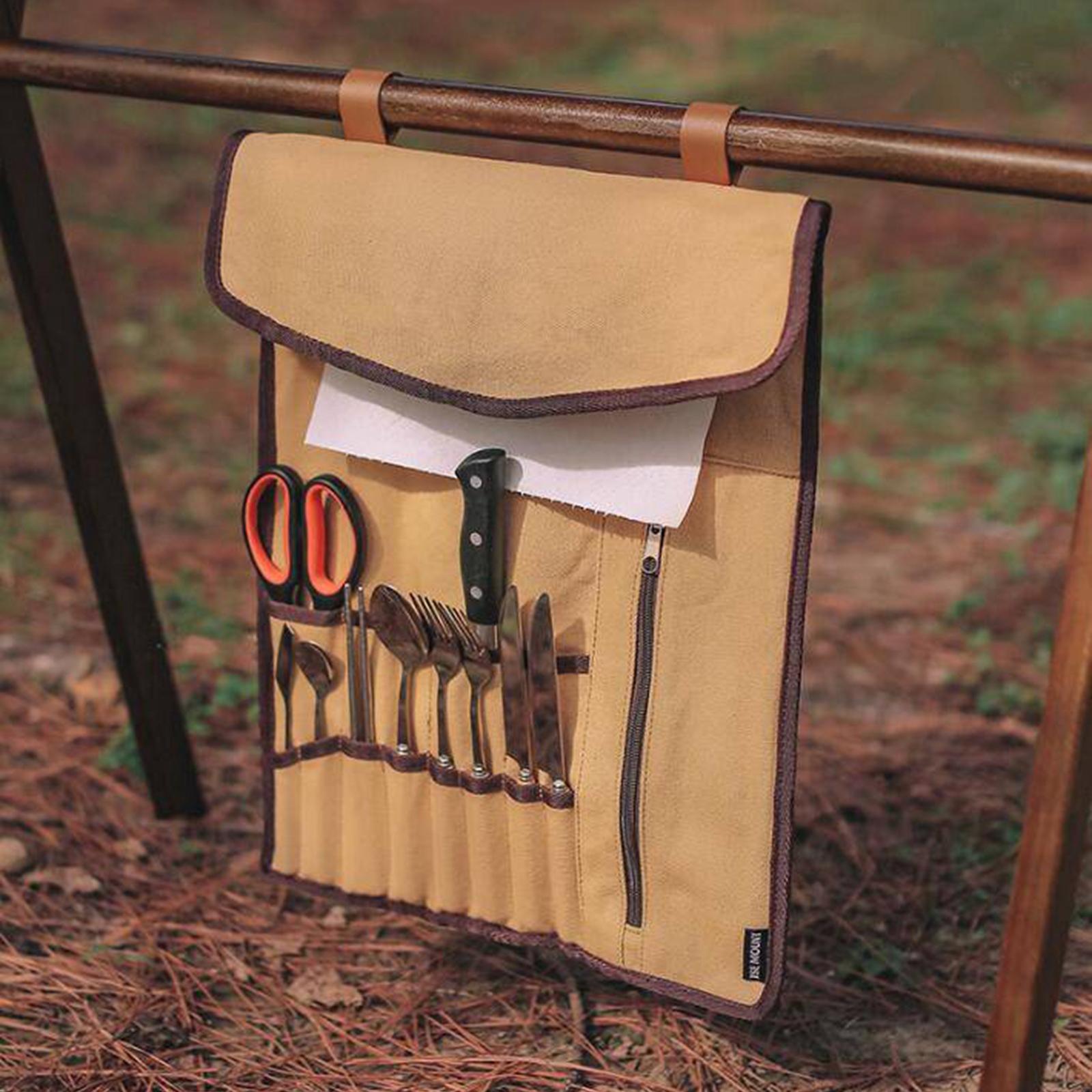 휴대용 캠핑 식기 롤업 가방 식기류 정리 보관 롤 홀더 - Camping Cooking Utensil Bag 리뷰 및 가격