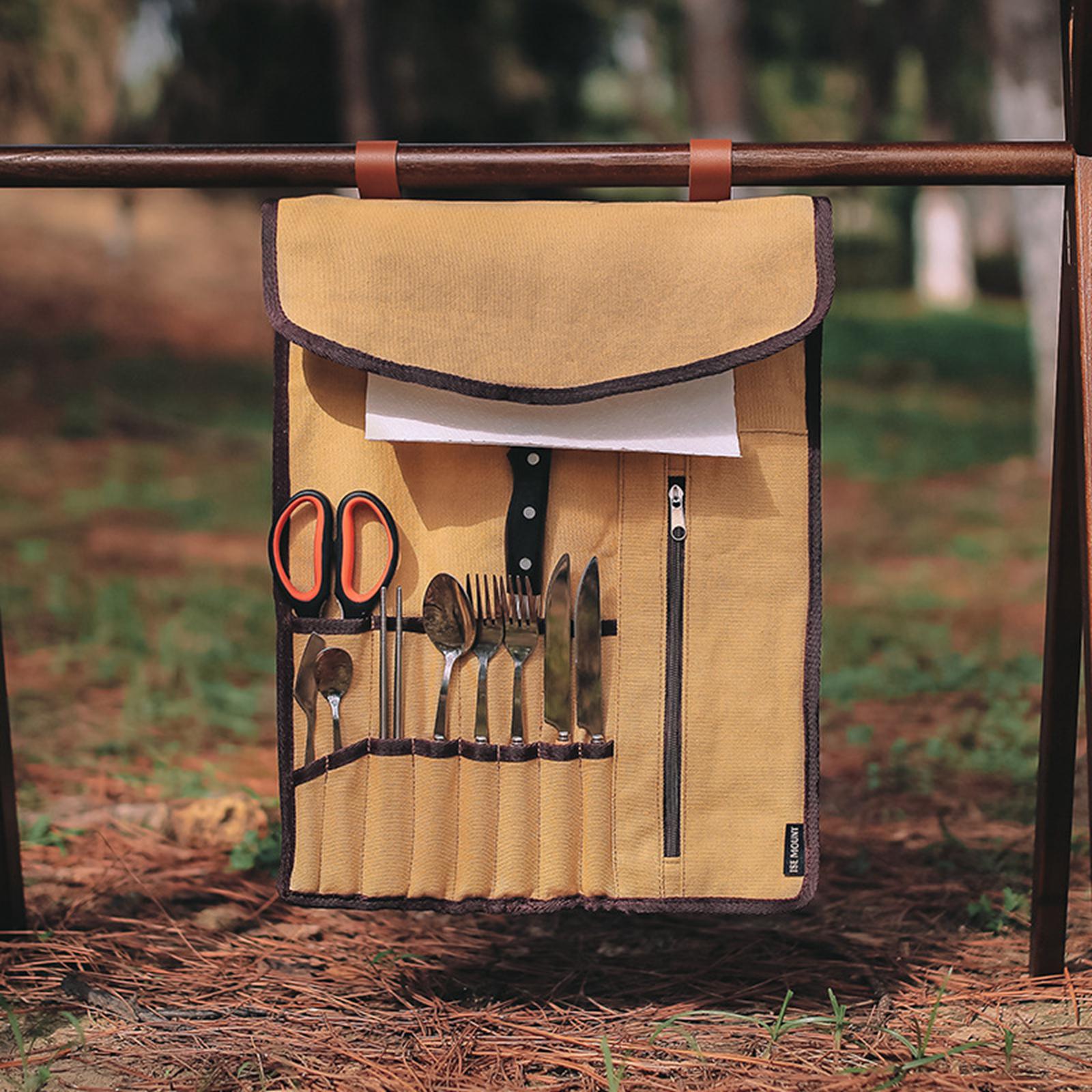 휴대용 캠핑 식기 롤업 가방 식기류 정리 보관 롤 홀더 - Camping Cooking Utensil Bag 리뷰 및 가격
