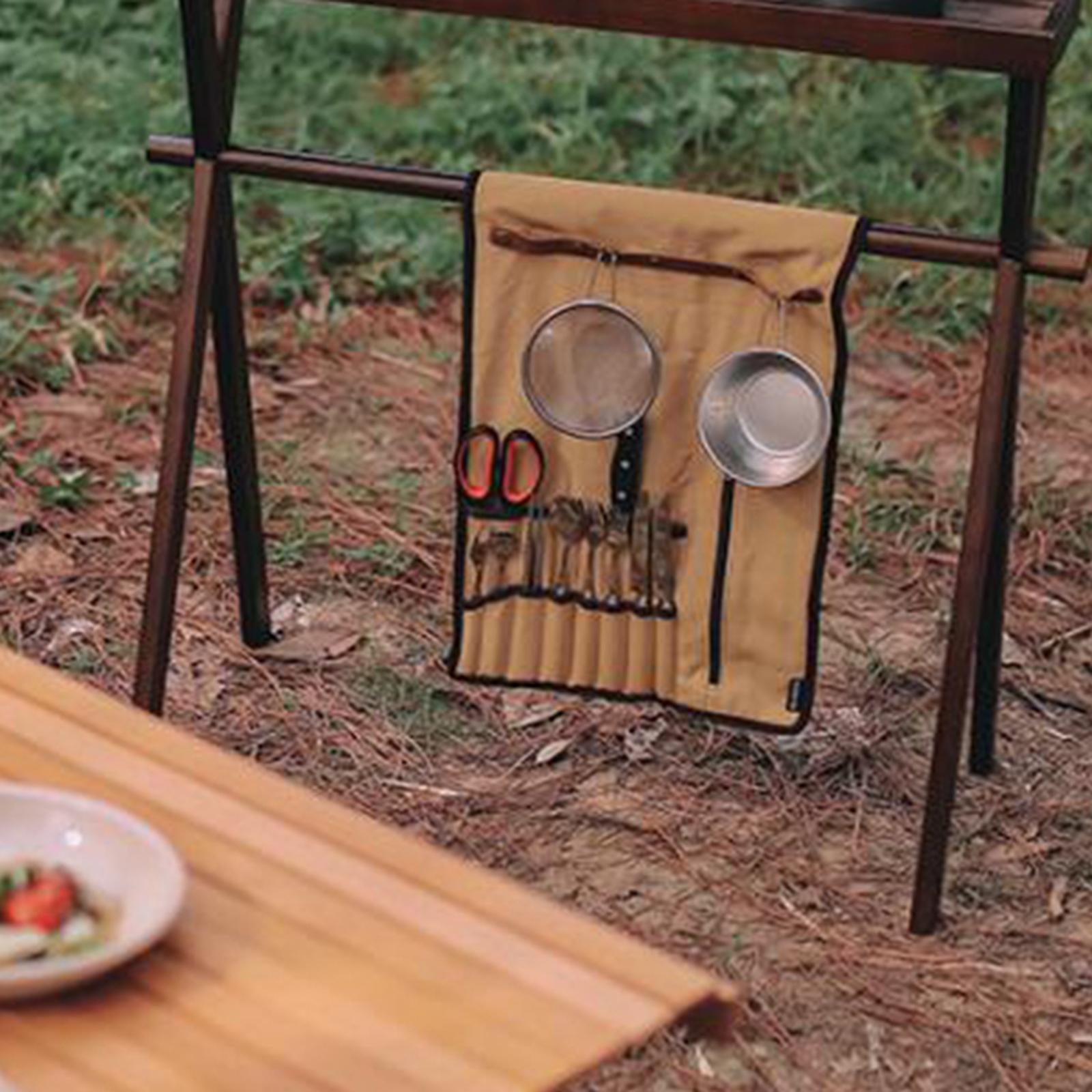 휴대용 캠핑 식기 롤업 가방 식기류 정리 보관 롤 홀더 - Camping Cooking Utensil Bag 리뷰 및 가격