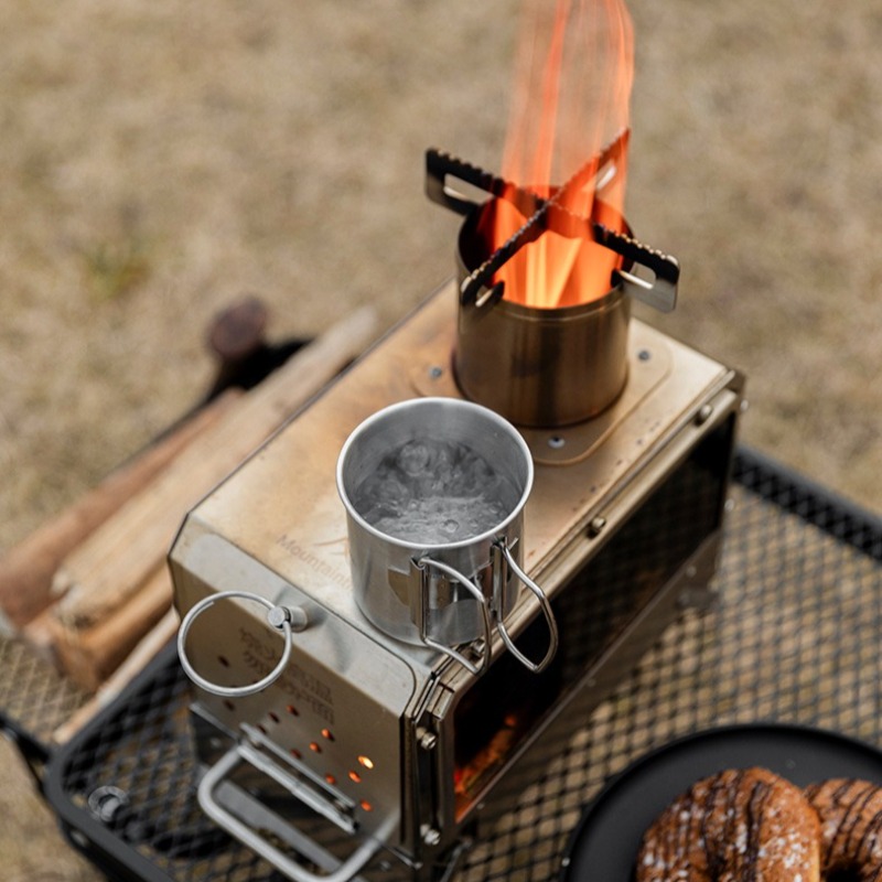 스테인리스 스틸 난로 보온용 장작 난로 야외 편리한 숲 - Camping Cooking In Forest 리뷰 및 가격