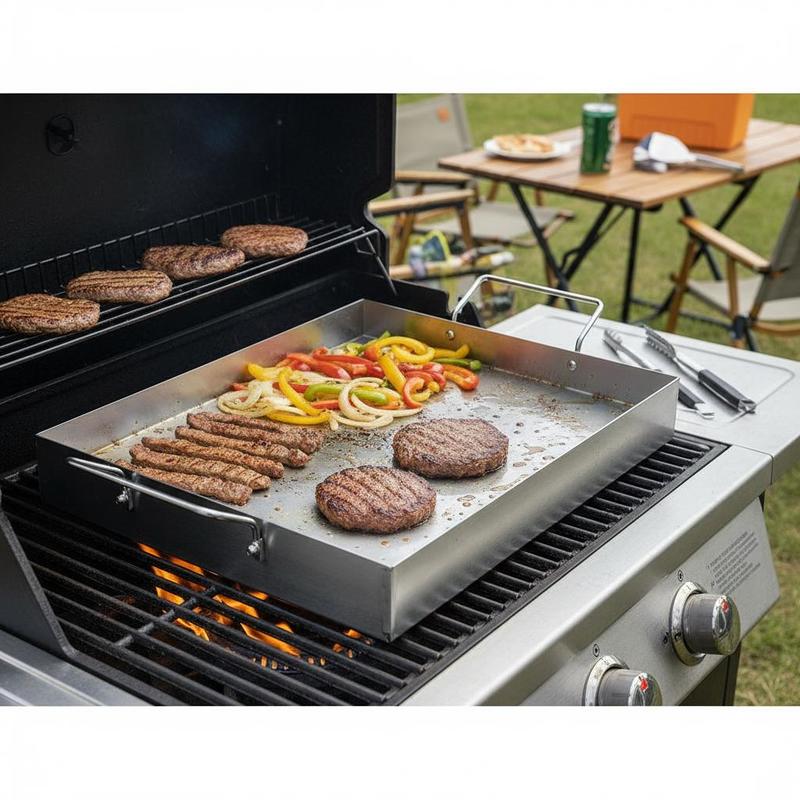 직사각형 평면 상판 17x13인치 캠핑, 테일게이팅 파 - Camping Cooking Flat Top 리뷰 및 가격