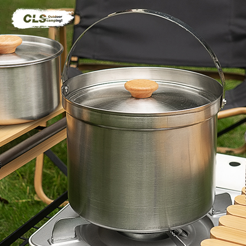 CLS&노바나 뉴셋 아웃도어 캠핑 스테인리스 스틸 14 - Camping Cooking Set For 4 리뷰 및 가격