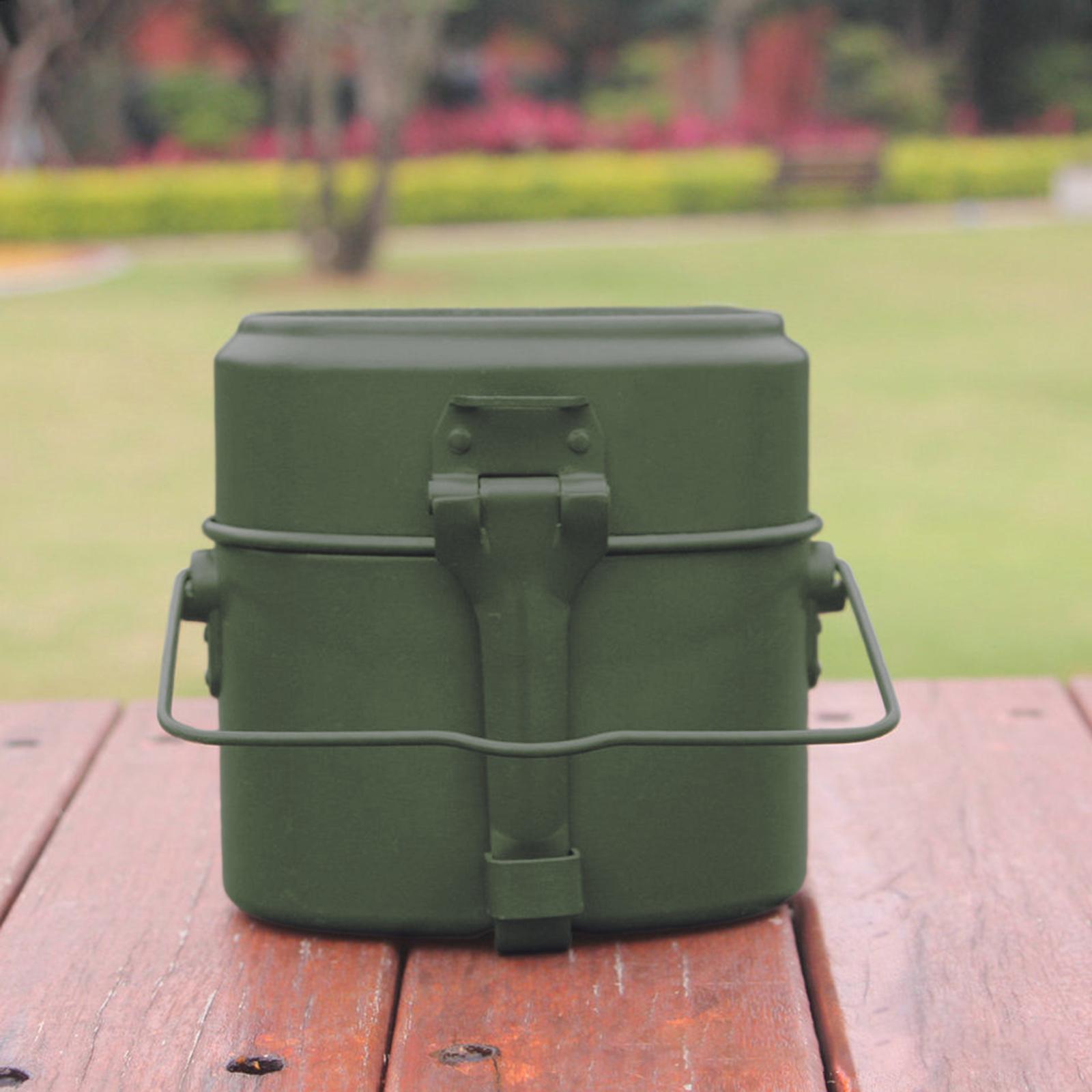 캠핑 하이킹 요리를 위한 도시락 세트 냄비 및 팬 알루 - Camping Cooking Kit Box 리뷰 및 가격