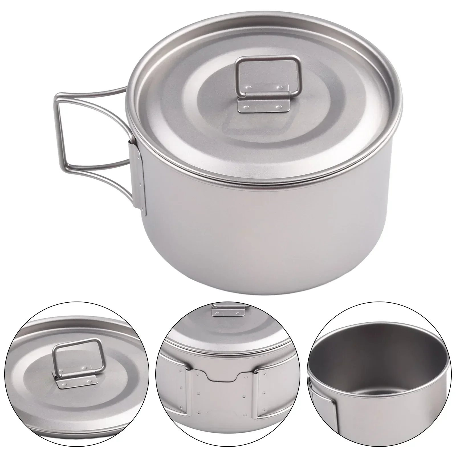 접이식 손잡이가 있는 티타늄 그릇, 캠핑 그릇, 뚜껑  - Mess Kit Titanium 리뷰 및 가격