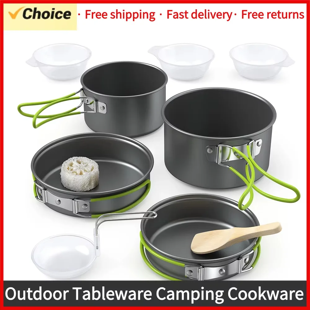 야외 요리 캠핑용품 세트 (2~3인용) 4종 하드 알루 - Camping Cooking Set For 4 리뷰 및 가격