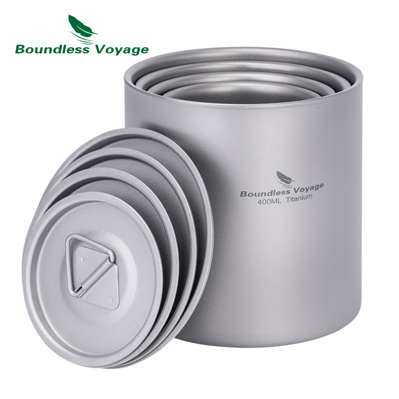 무한 항해 티타늄 이중 벽 컵 뚜껑 쌓을 수있는 금속  - Mess Kit Titanium 리뷰 및 가격