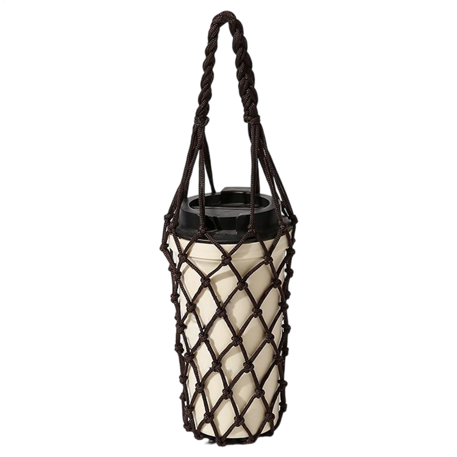 1pcs 물병 가방 크로셰 메쉬 컵 홀더 캠핑 하이킹  - Camping Cooking Bag 리뷰 및 가격