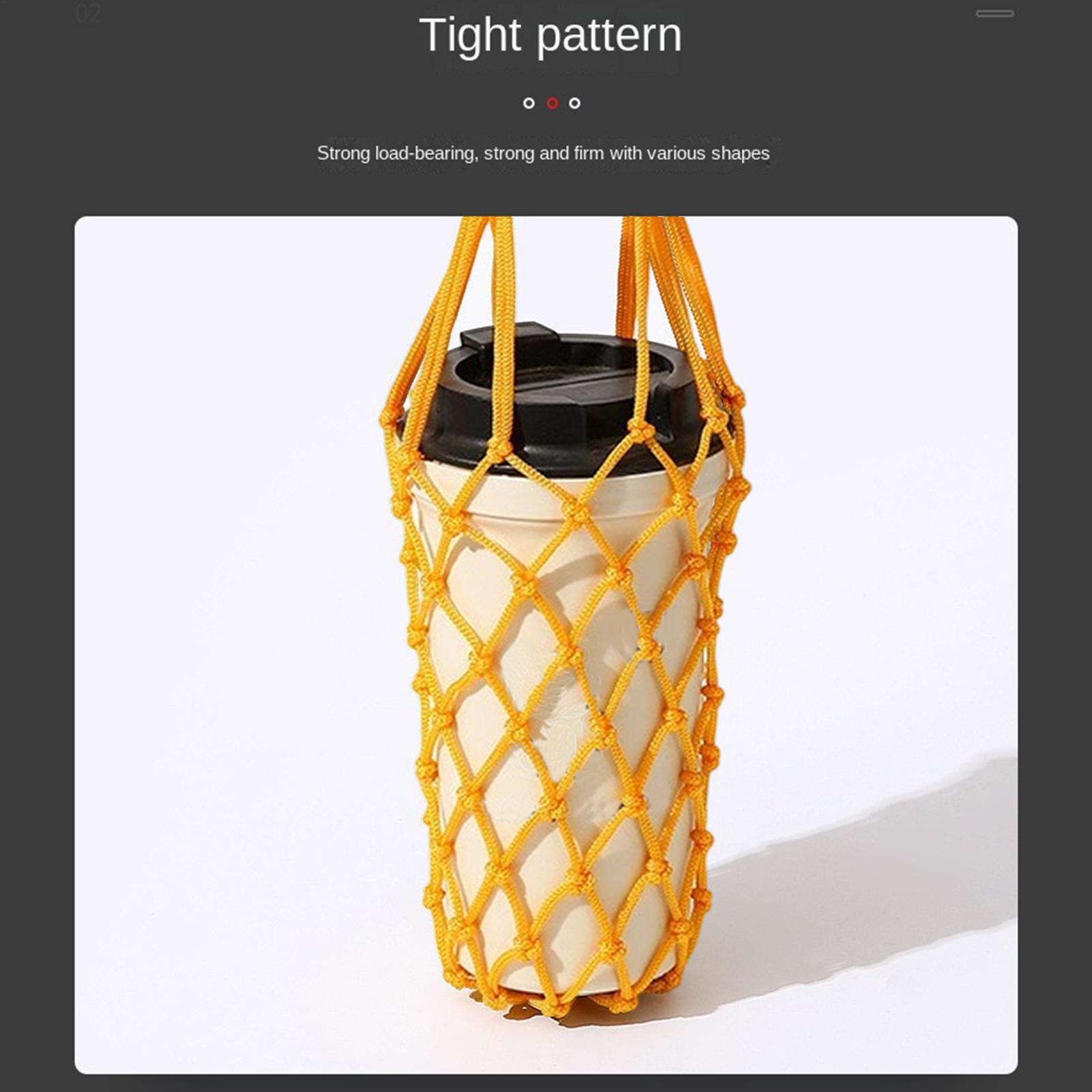 1pcs 물병 가방 크로셰 메쉬 컵 홀더 캠핑 하이킹  - Camping Cooking Bag 리뷰 및 가격