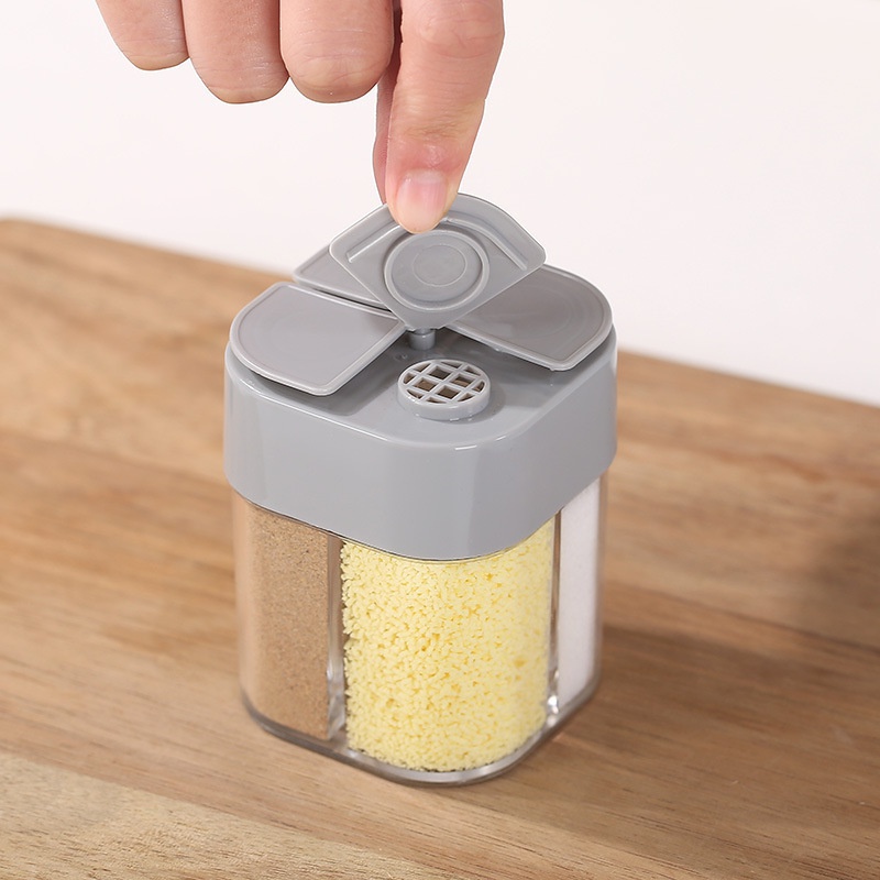 4 in 1 플라스틱 디스펜서 캠핑용 양념통(밀폐형 뚜 - Camping Cooking Set For 4 리뷰 및 가격