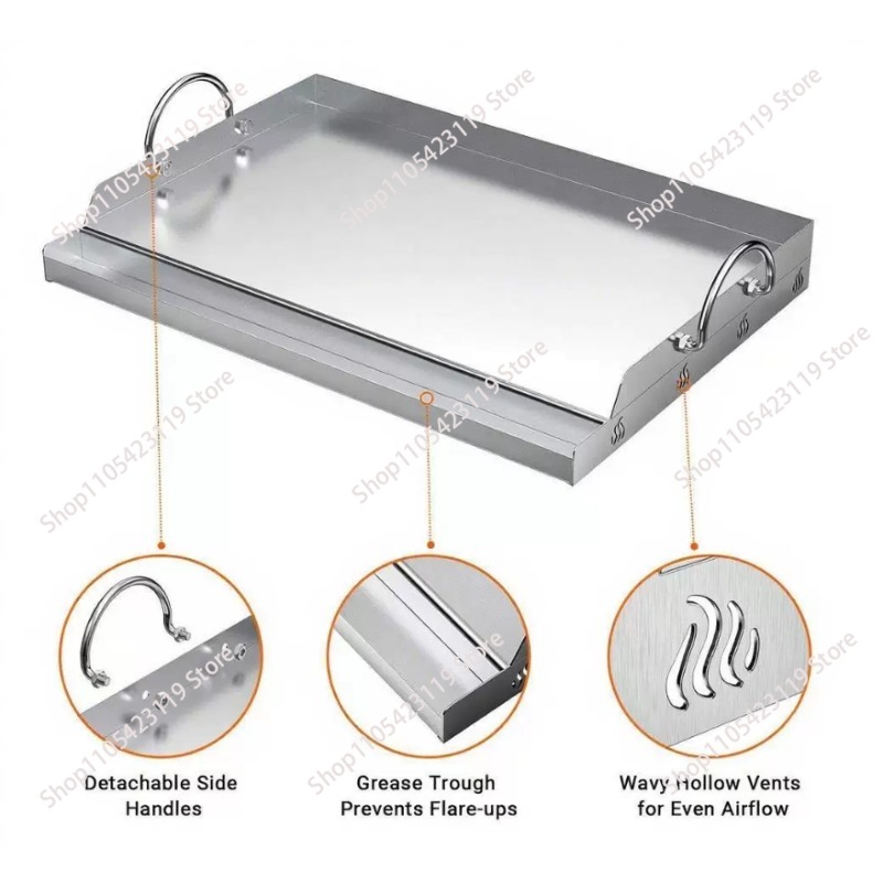 스테인리스 스틸 그릴판 바베큐 도구 (캠핑 그릴, 테일 - Camping Cooking Flat Top 리뷰 및 가격