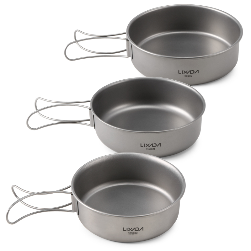 Lixada 티타늄 그릇, 초경량 티타늄 저녁 식사 그 - Mess Kit Titanium 리뷰 및 가격