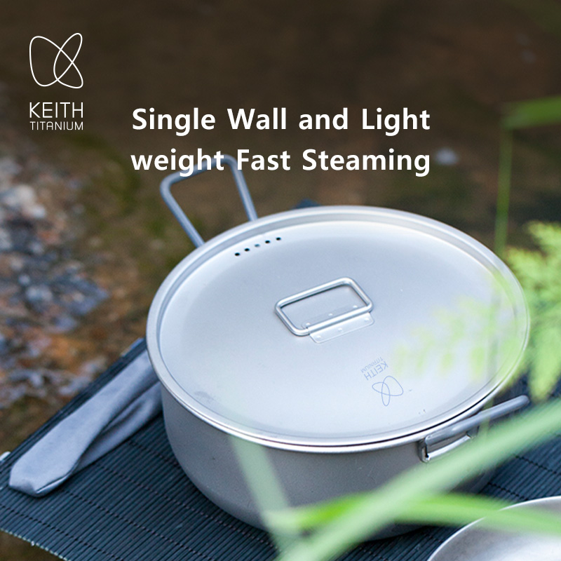 KEITH 1.8L 순수 티타늄 요리 냄비 휴대용 캠핑 - Camping Cooking Bag 리뷰 및 가격