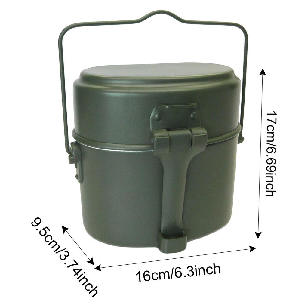 캠핑용 식기 세트, 두꺼운 알루미늄 조리기구 세트, 야 - Camping Cooking Kit Box 리뷰 및 가격