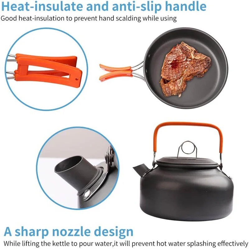 캠핑 요리 세트 캠핑 조리기구 여행용 식기 야외 피크닉 - Camping Cooking Utensil Bag 리뷰 및 가격